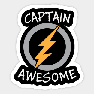 Captain Awesome Sticker